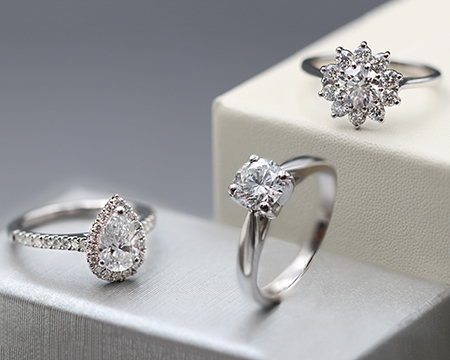 Solitaires diamants certifiés